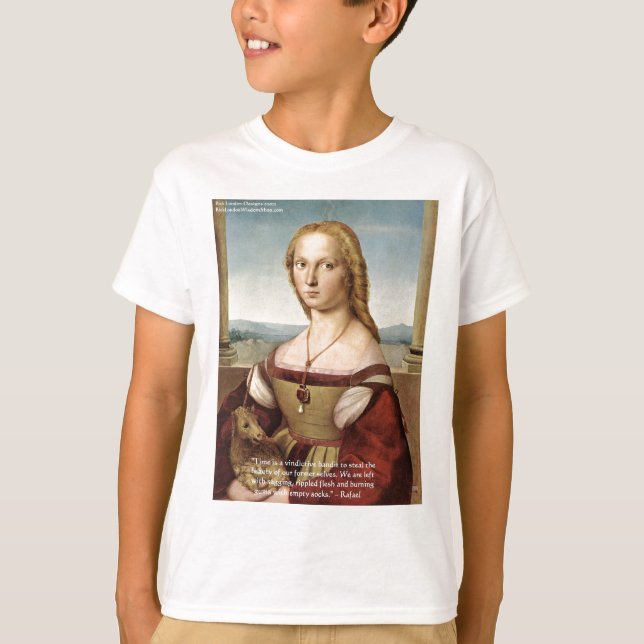 Raphael Woman W/A Einhorn Geschenke & Karten T-Shirt (Vorderseite)