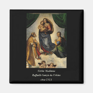 Raphael's Classic "Sistine Madonna" (ca. 1513) Magnet