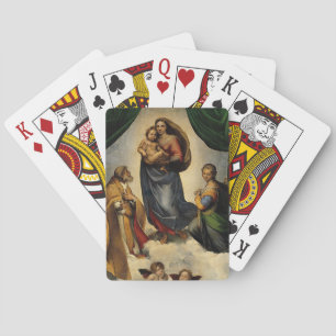 Raphael's Classic "Sistine Madonna" (ca. 1513) Spielkarten