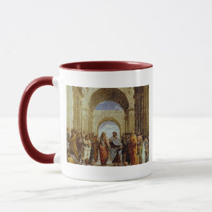 Raphaels "Die Schule von Athen" Detail um 1511 Tasse