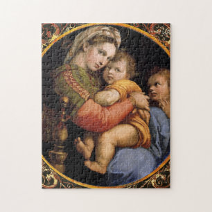 Raphael's Madonna della sedia Christmas Puzzle