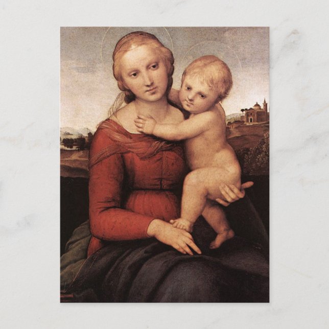 Raphaels schöne Madonna Postkarte (Vorderseite)