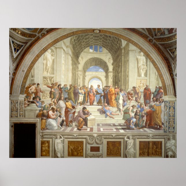 Raphael's School of Athens - Art Poster (Vorne)