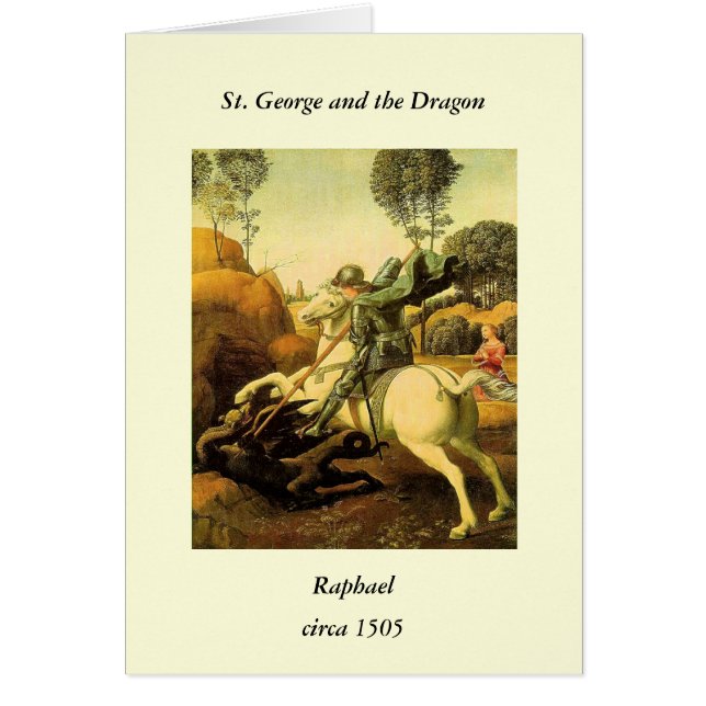 Raphael's "St. George and the Dragon" (ca. 1505) (Vorne)