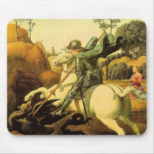 Raphael's "St. George and the Dragon" (ca. 1505) Mousepad