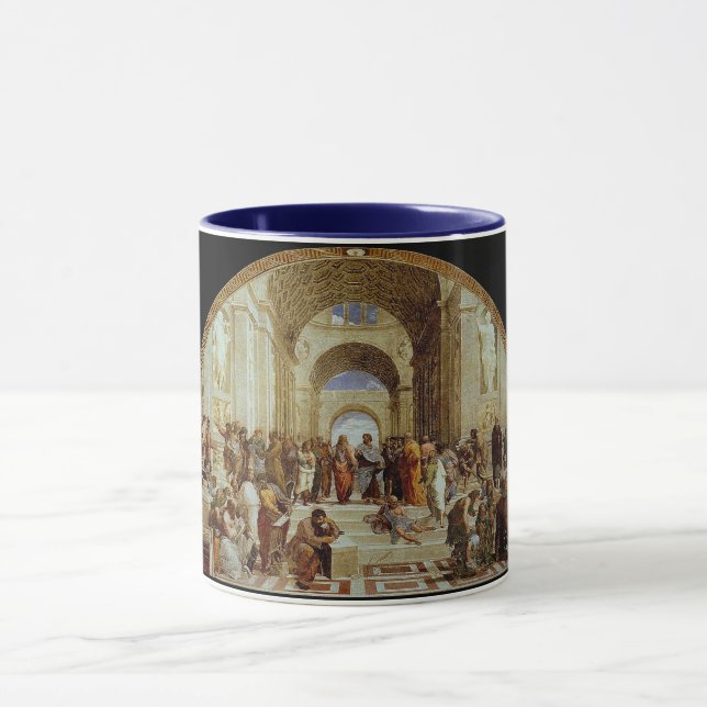 Raphael's "The School of Athens" (ca. 1511) Tasse (Zentrum)