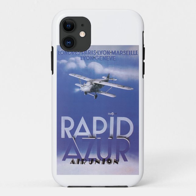 Rapid Azur Case-Mate iPhone Hülle (Rückseite)