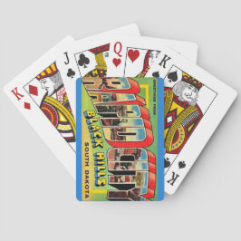 Rapid City SD Postkarten Spielkarten