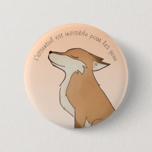 Raposa Pequeno Príncipe Button