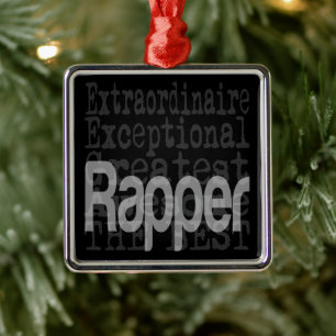 Rapper Extraordinaire Metal Ornament Aus Metall