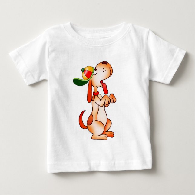 Rapper Hund Säugling Langschläfchen Baby T-shirt (Vorderseite)