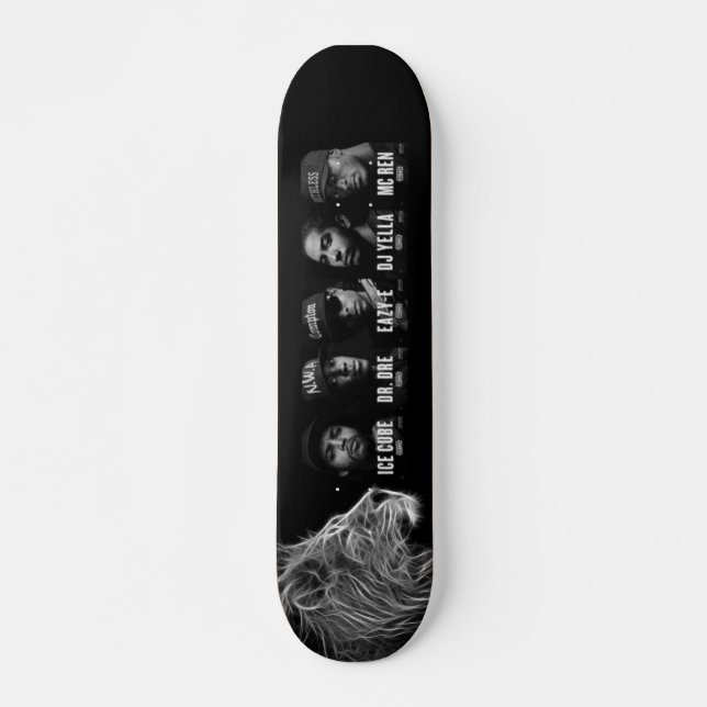 Rapper Legenden Design Skateboard (Vorne)
