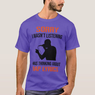 Rapper MC Hip Hop Rap Lyrics Freestyle Zitat Freun T-Shirt