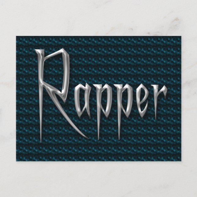 Rapper Postkarte (Vorderseite)