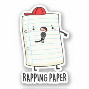 Rapping Papier Funny Wrapping Paper Puffer Aufkleber