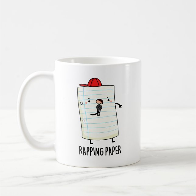 Rapping Papier Funny Wrapping Paper Puffer Kaffeetasse (Links)