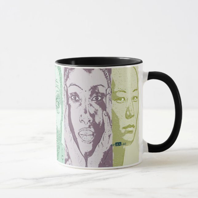 Rapprochement of cultures. tasse (Rechts)