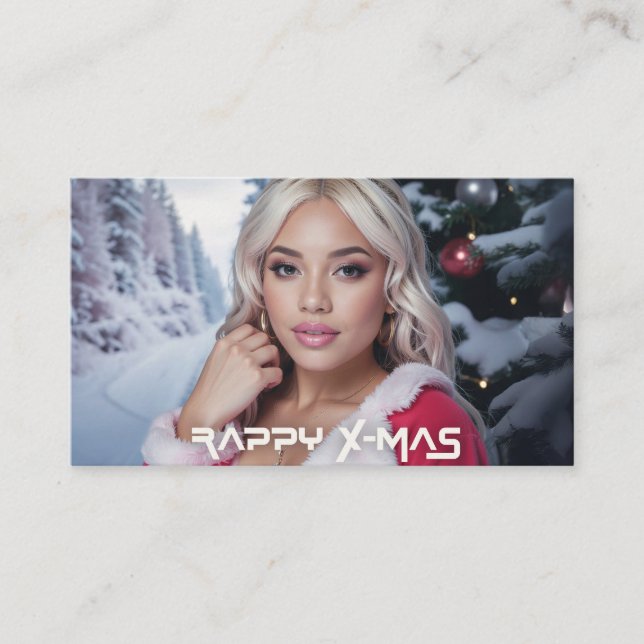 RAPPY WEIHNACHTEN BEGLEITKARTE (Vorderseite)