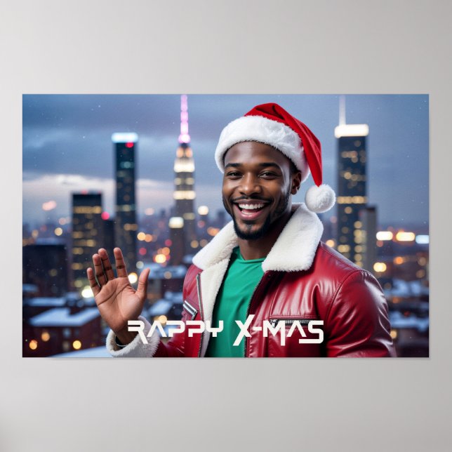 RAPPY WEIHNACHTEN POSTER (Vorne)