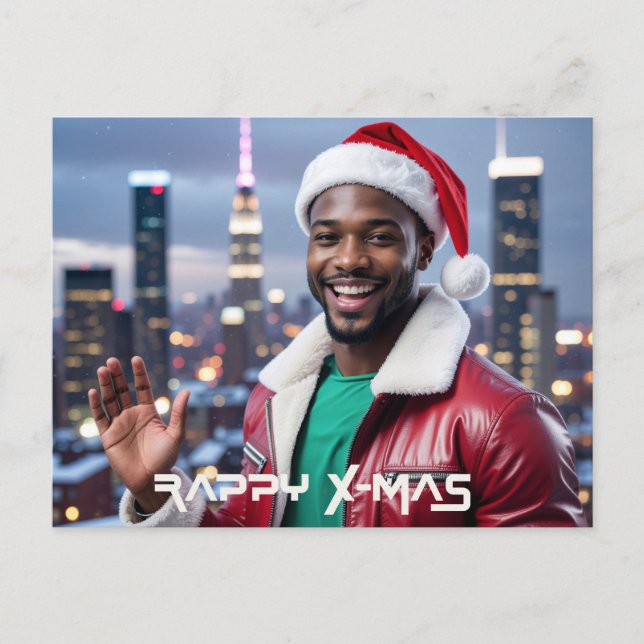 RAPPY WEIHNACHTEN POSTKARTE (Vorderseite)