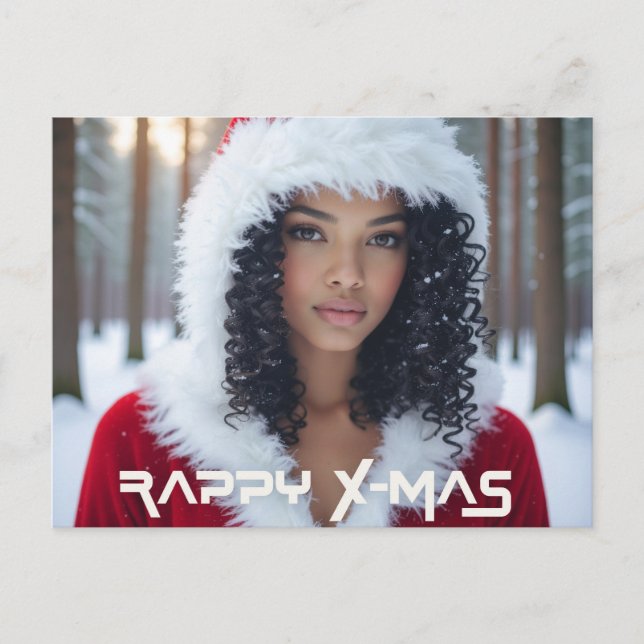 RAPPY WEIHNACHTEN POSTKARTE (Vorderseite)