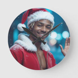 RAPPY WEIHNACHTEN RUNDE WANDUHR