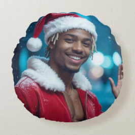 RAPPY WEIHNACHTEN RUNDES KISSEN