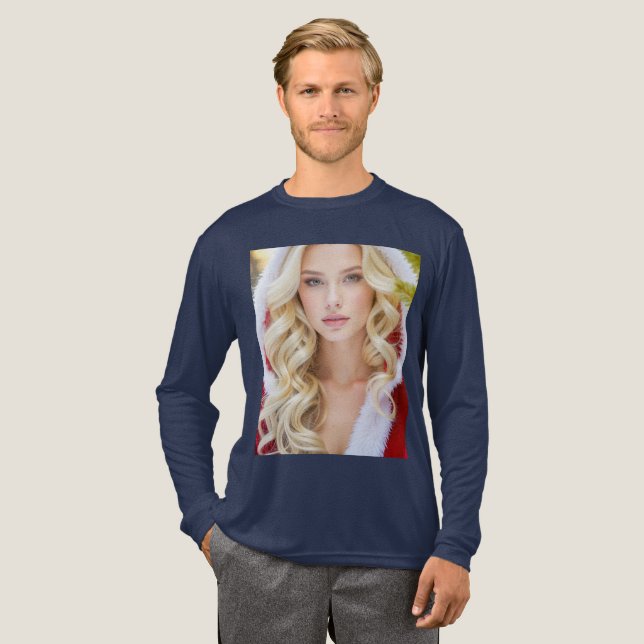 RAPPY WEIHNACHTEN Tri-Blend SHIRT (Volle Vorderseite)