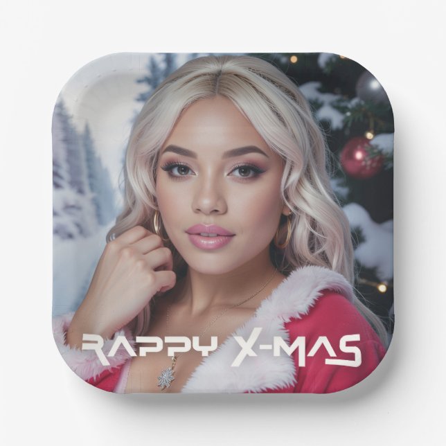 RAPPY X-MAS PAPPTELLER (Vorderseite)