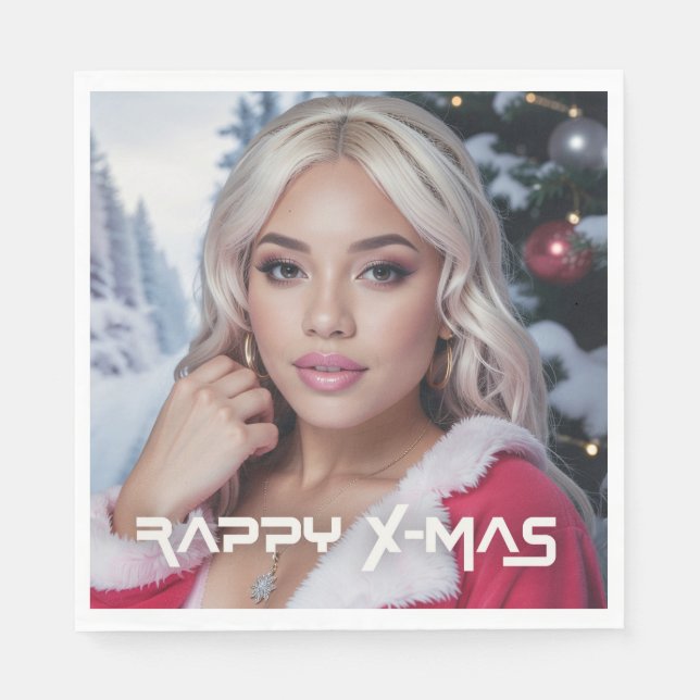 RAPPY X-MAS SERVIETTE (Vorderseite)