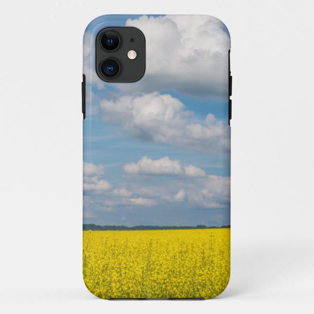 Rapsfeld & Wolken Case-Mate iPhone Hülle (Rückseite)