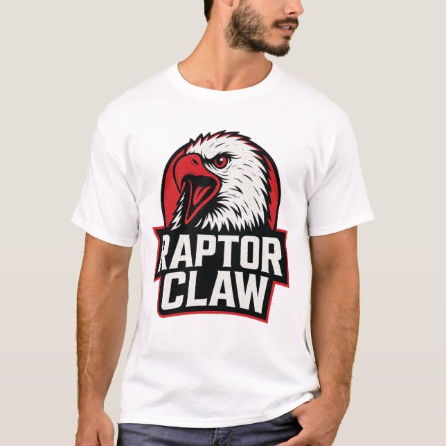 Raptor Claw - Fierce Predator Emblem T-Shirt (Vorderseite)
