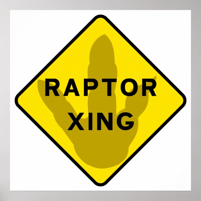 Raptor Crossing Poster (Vorne)