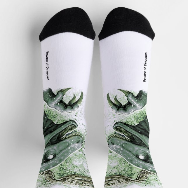 Raptor in Green Socken (Oben)