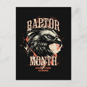 Raptor Month, Adler Postkarte