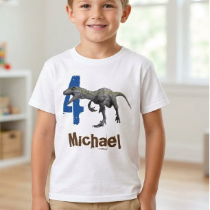 Raptor Name Alter Dinosaur Jura Alter T-Shirt