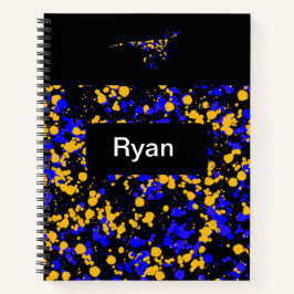 Raptor plattiert Paint Notizbuch