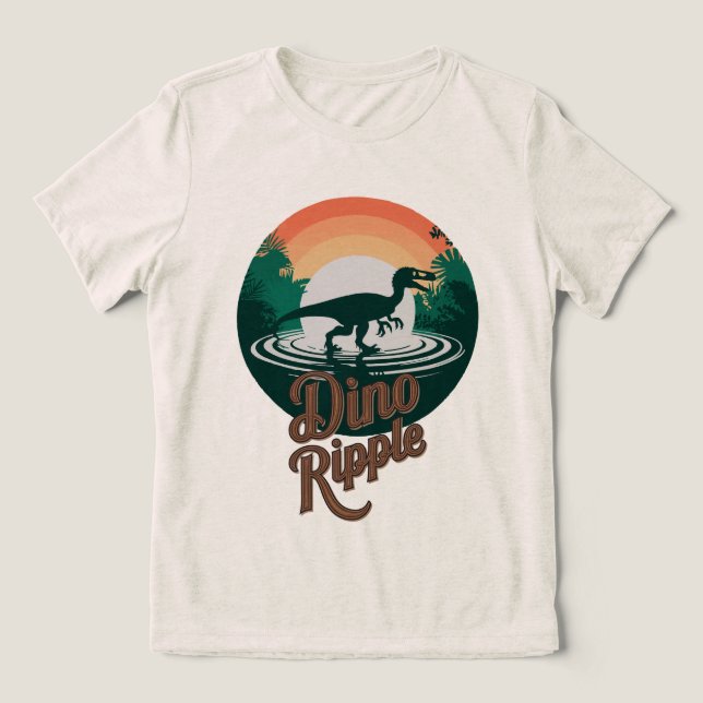Raptor Ripple Tri-Blend Shirt (Design Vorderseite)