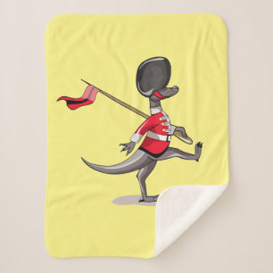 Raptor verkleidete sich als britische Garde. Sherpadecke