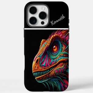 Raptor Verziert Dragon Portrait iPhone 16 Pro Max Hülle