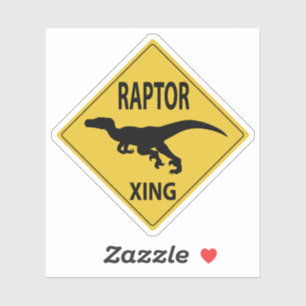 Raptor XING Aufkleber