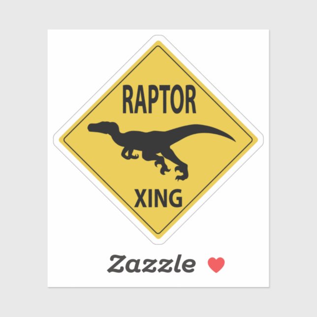 Raptor XING Aufkleber (Blatt)