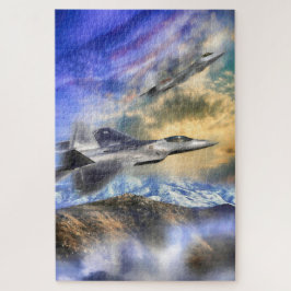 RAPTOREN ÜBER AMERIKA F22 JET PUZZLE