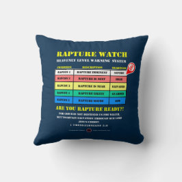 Rapture Alert Levels Kissen