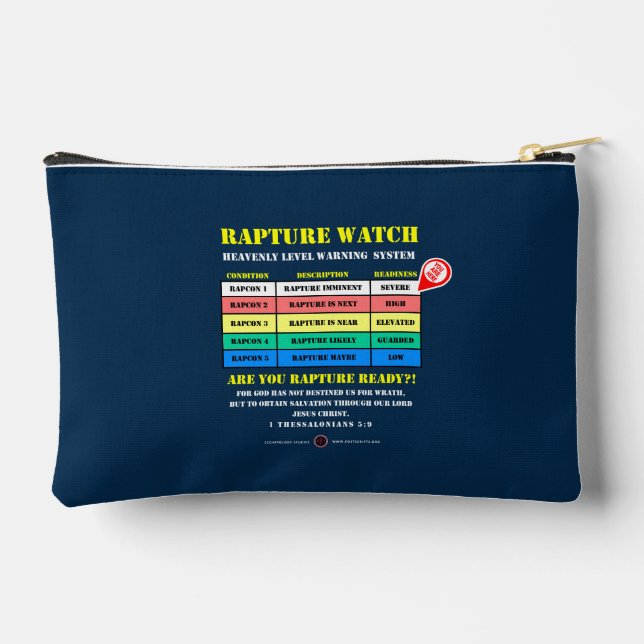 Rapture Alert Levels Zubehörtasche (Rückseite)