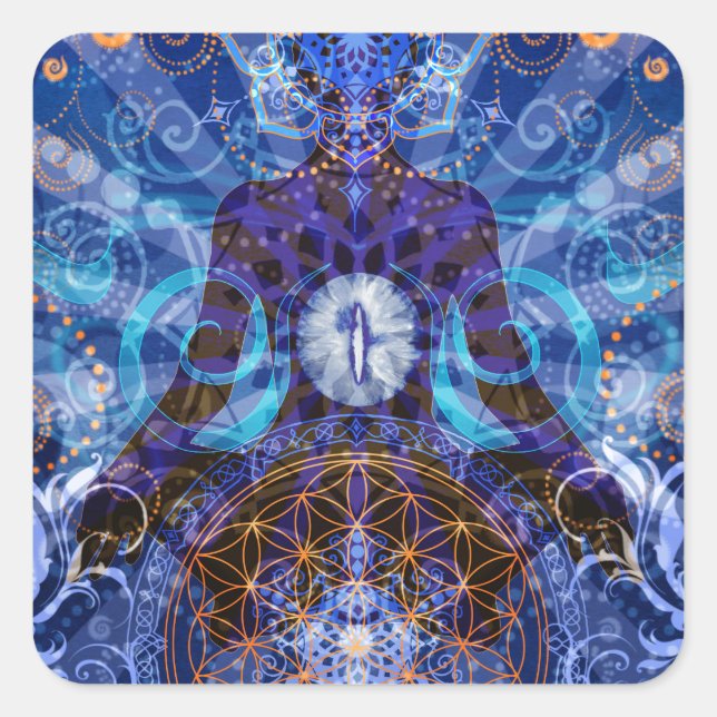 Rapture.jpg Quadratischer Aufkleber (Vorderseite)