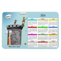 Rapunzel 2024 Calendar Foto Magnet