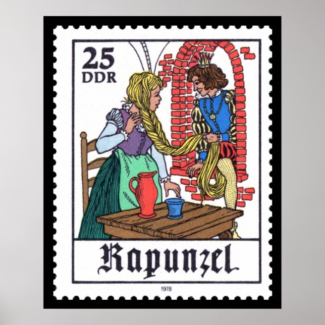 Rapunzel 25 DDR 1978 Poster (Vorne)