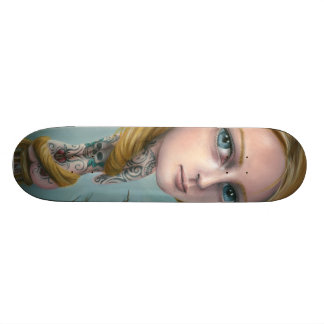 Rapunzel das Tätowierungs-Mädchen-Skateboard Skateboard