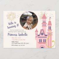 Rapunzel Foto Geburtstagsparty Einladung